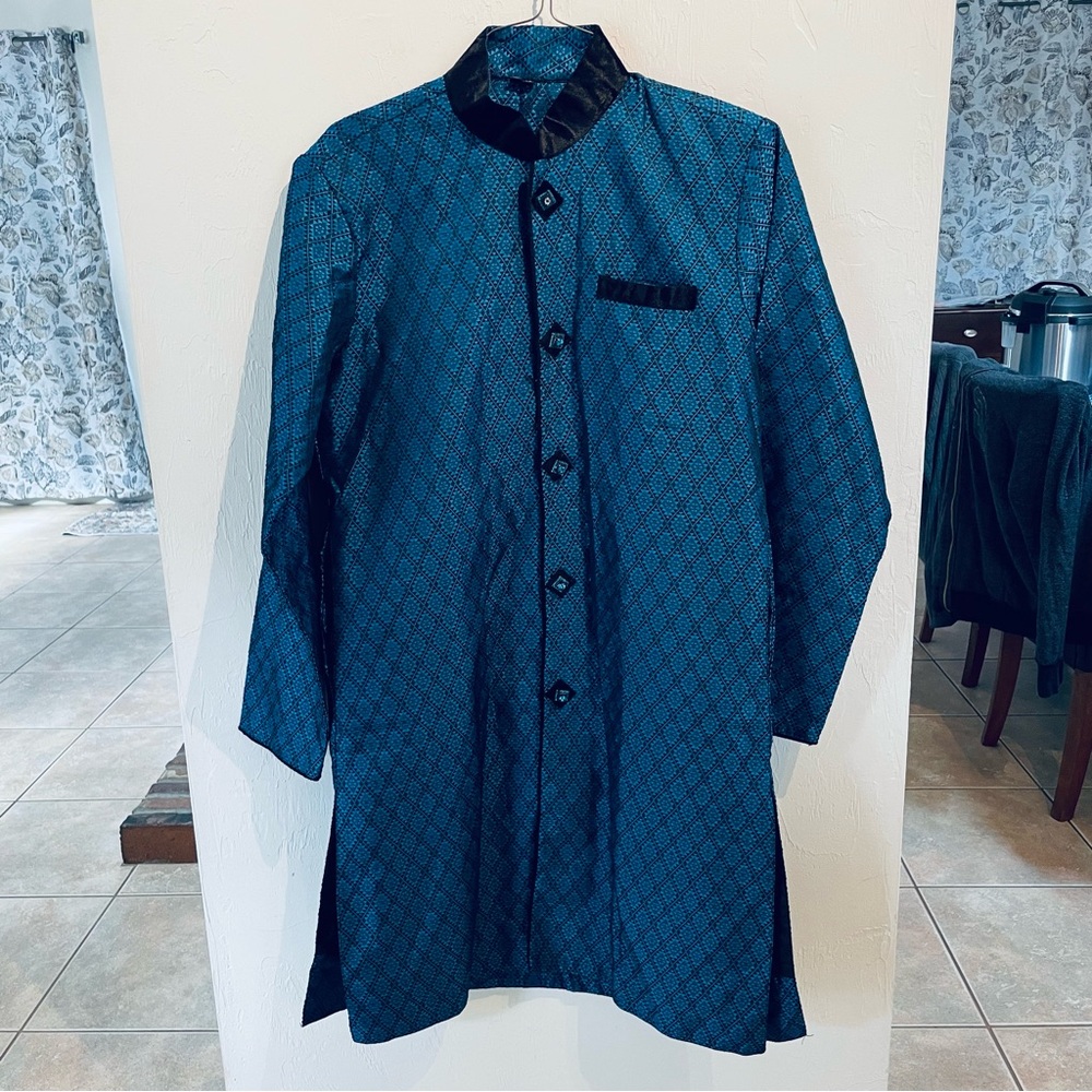 Elegant Indian Blue Jacket